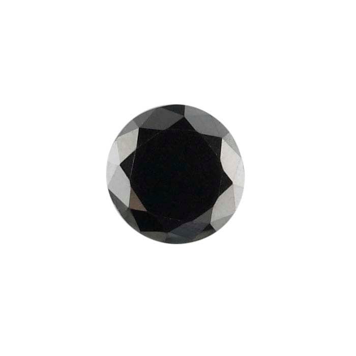 Treated Black Diamond .04-Ct. Round