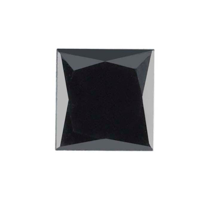 Treated Black Diamond .33-Ct. Princess