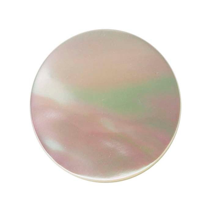White Mother-of-Pearl 20mm Round Cabochon