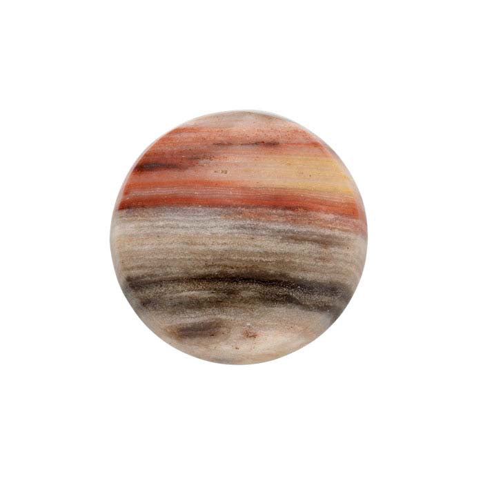 American Mined™ Oregon Red Jasper 8mm Round Cabochon