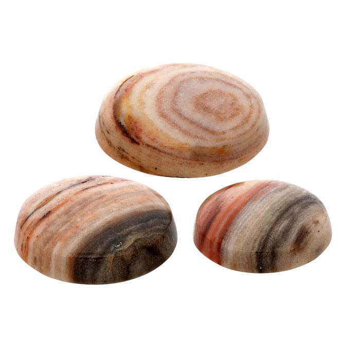 American Mined™ Oregon Red Jasper 14mm Round Cabochon