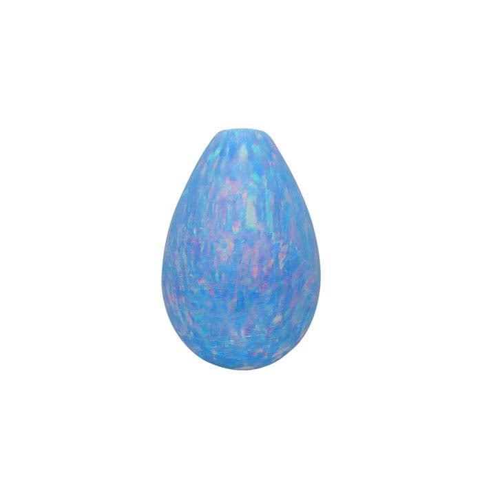 Kyocera Cornflower Blue Opal 12 x 8mm Drop