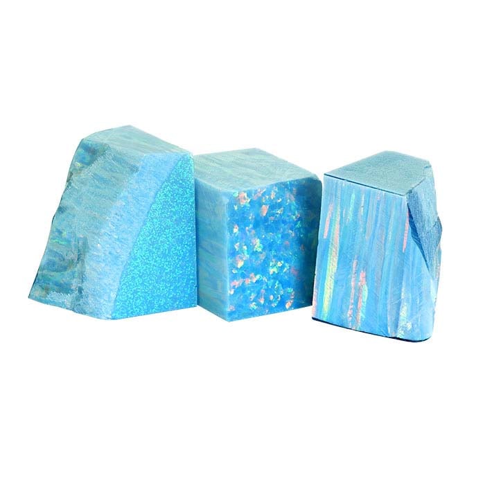 Kyocera Moon Yellow Opal 19.05mm x 19.05mm Block