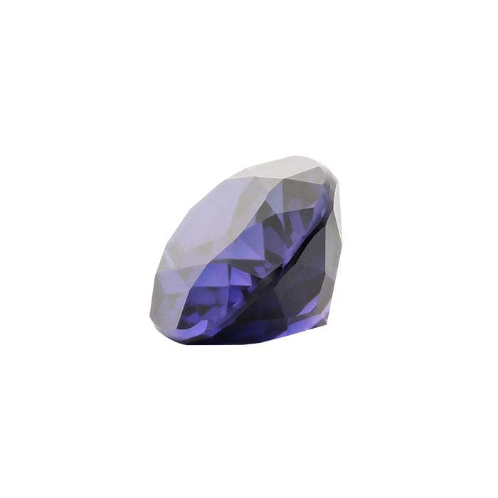 Simulated Amethyst Oval Faceted Gemstone