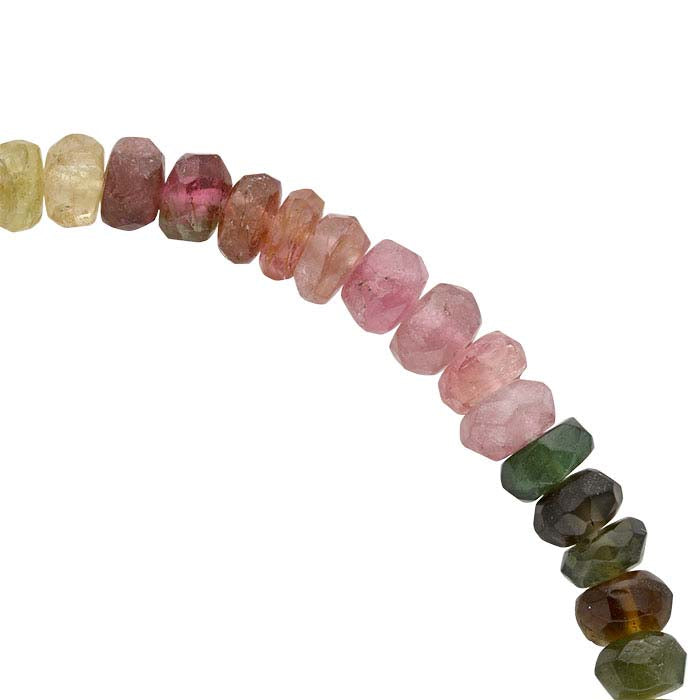Tourmaline Button Bead Strand