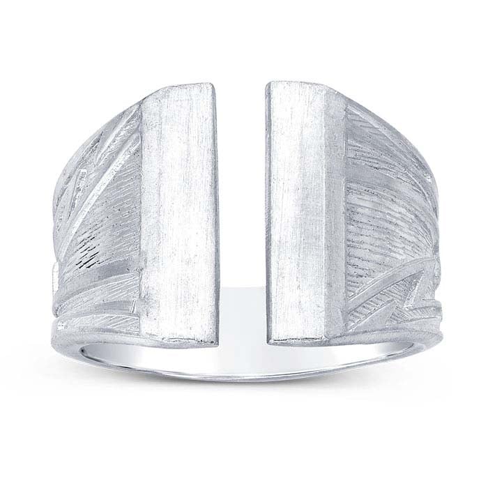 Sterling Silver Southwestern Flat-End Ring Shank