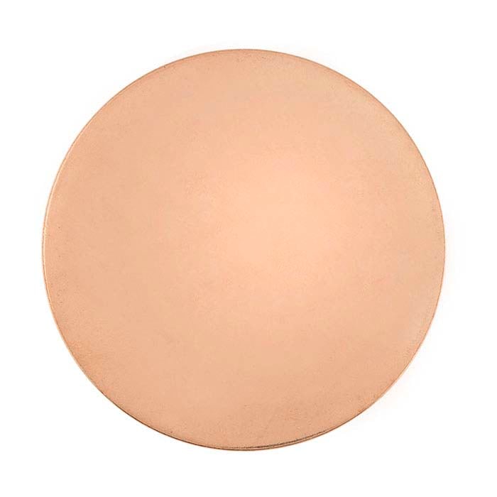 Annealed Copper Discs, 0.81mm, Soft