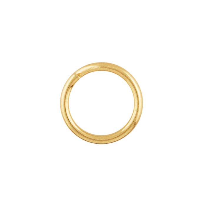 14K Yellow Gold Round Split Ring