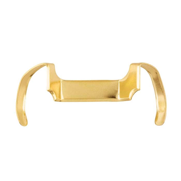 14/60 Yellow Rolled Gold Plate Ring Guards, Pkg/12