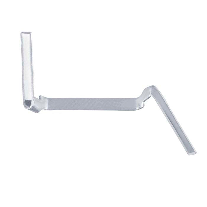 Fullerlock 14/60 White Rolled Gold Plate Ring Guards, Pkg/12