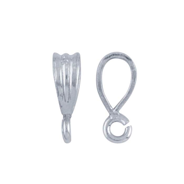 Sterling Silver Pendant Bails with Ring