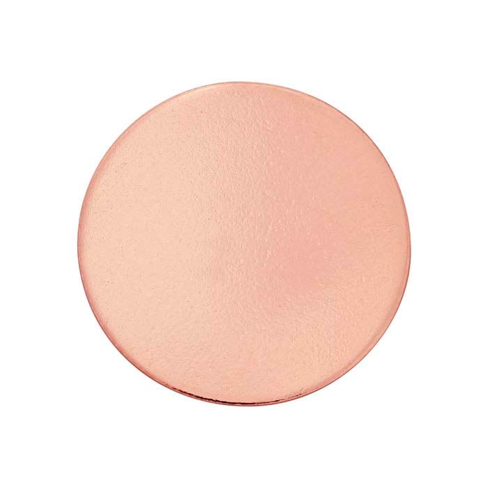 14/20 Rose Gold-Filled Discs, 1/2-Hard