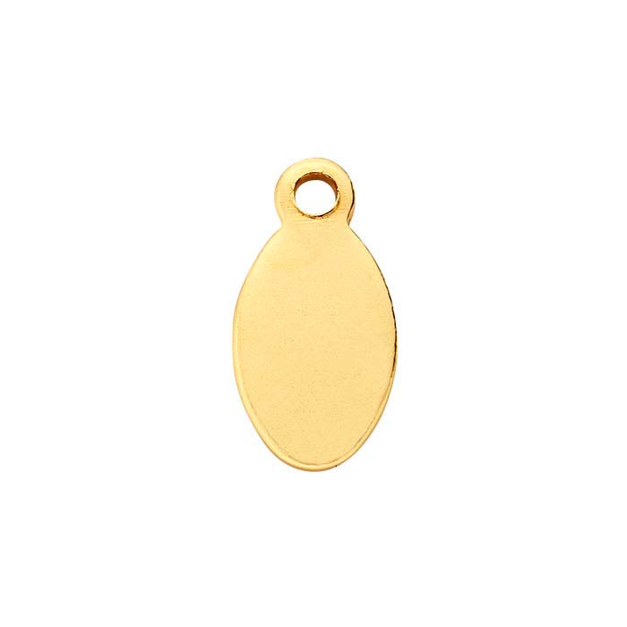 14/20 Yellow Gold-Filled 8.9 x Oval Tag