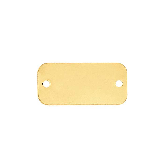14/20 Yellow Gold-Filled Rounded Rectangle Link Component