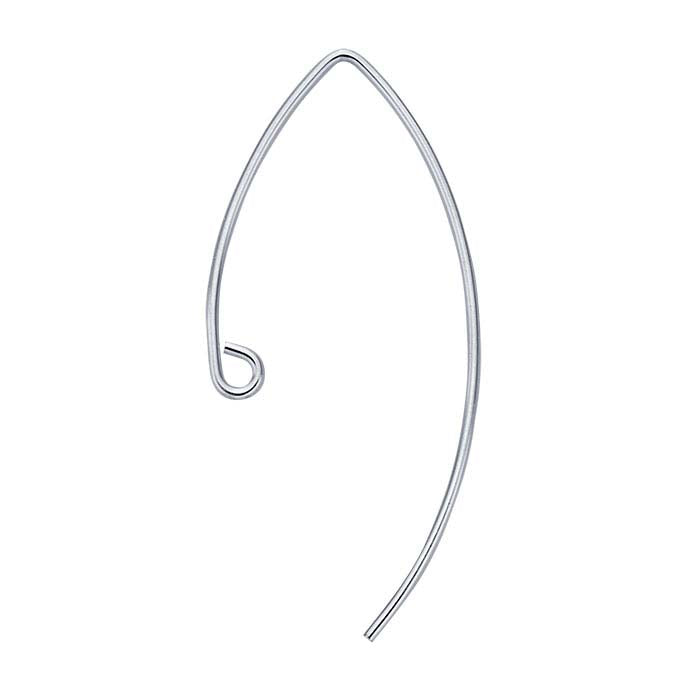 Marquise Ear Wire with Inside Loop