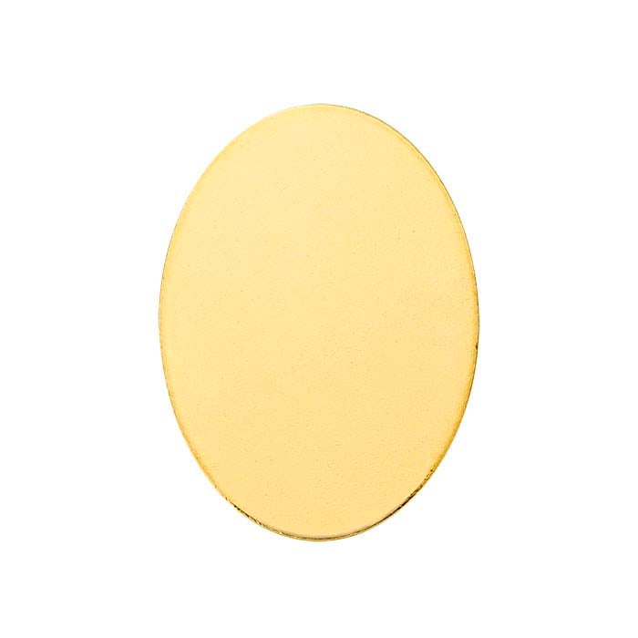14/20 Yellow Gold-Filled 18 x Oval Stamping, 0.51mm, Soft