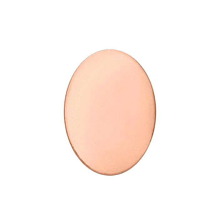 14/20 Rose Gold-Filled 18 x Oval Stamping, 0.81mm, Soft