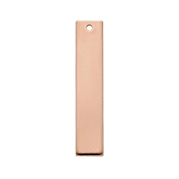 14/20 Rose Gold-Filled Flat Rectangle Component, 1.02mm