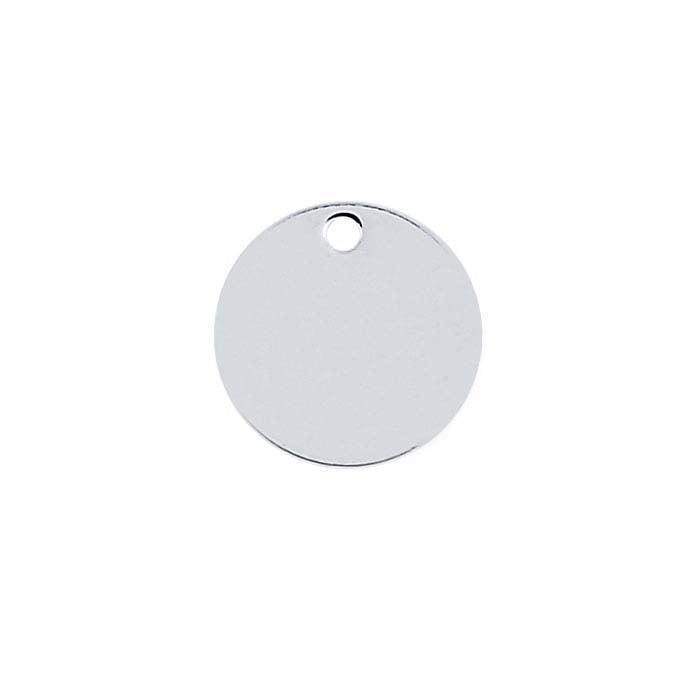 Argentium® Silver Round Tag, 0.81mm, Soft
