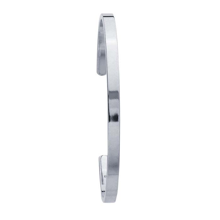Argentium® Silver Flat Cuff Bracelet