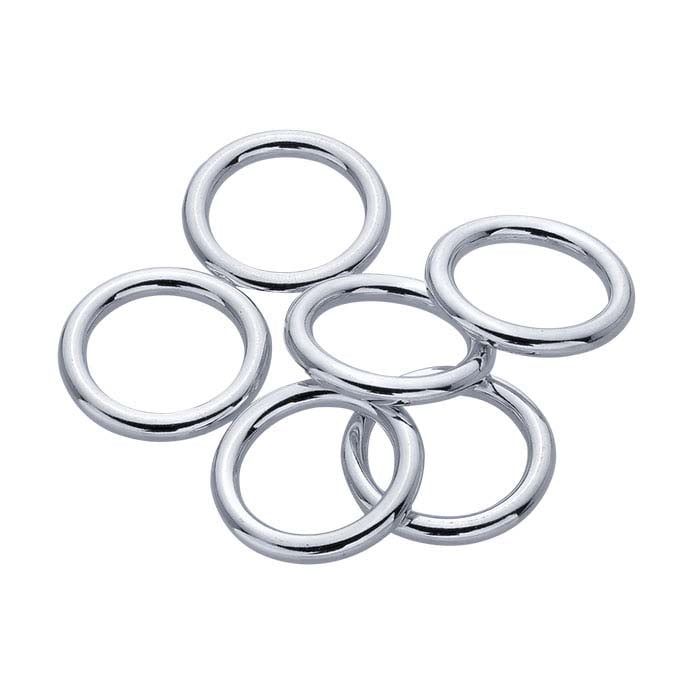 Argentium® Silver Round Closed Ring