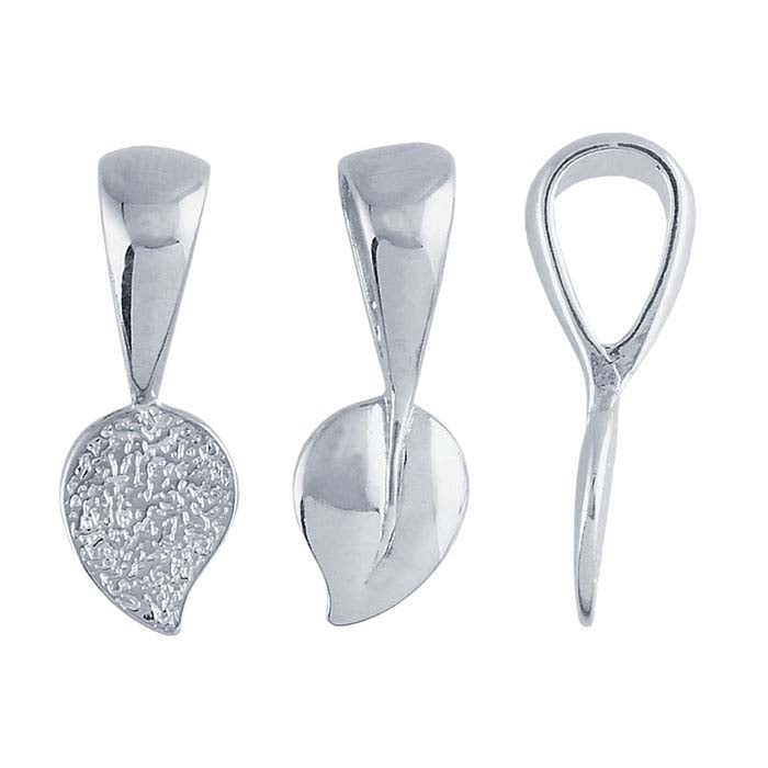 Argentium® Silver Leaf Glue-On Bail