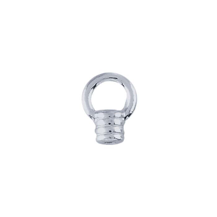 Argentium® Silver Crimp End Cap