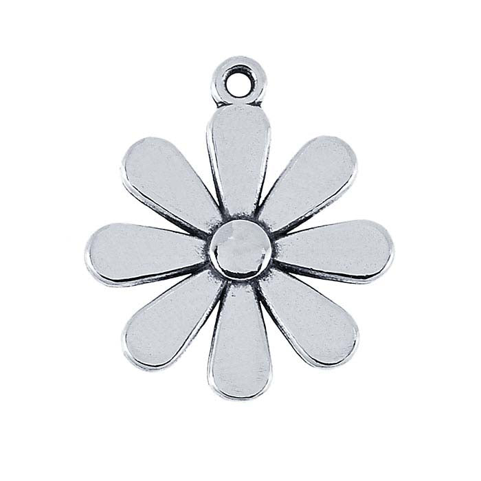 Sterling Silver Flower Charm