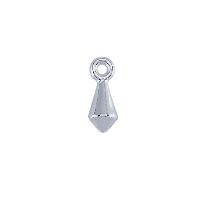 Sterling Silver Kite-Shaped Component