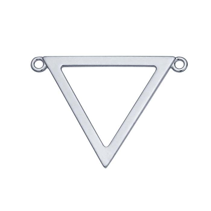 Sterling Silver Open Triangle Festoon Pendant