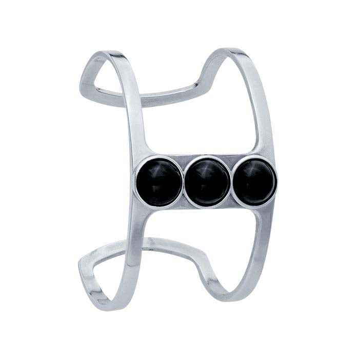 Sterling Silver Open Cuff Bracelet Mounting