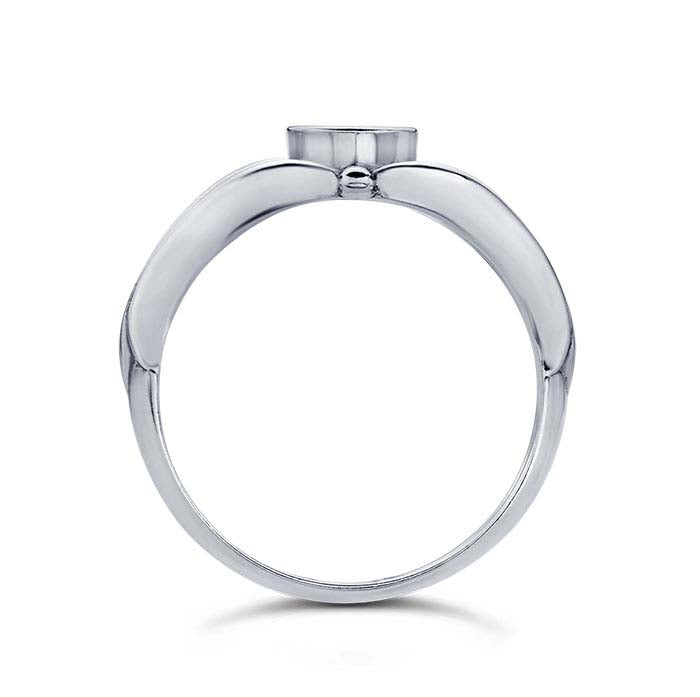 Sterling Silver Filigree Round Ring Mounting