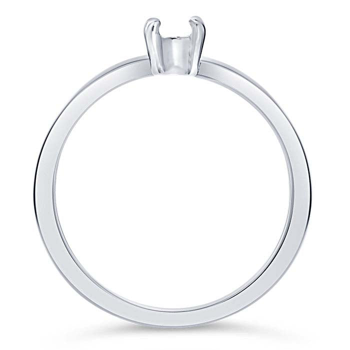 Sterling Silver ReadySet™ Round Ring Mounting