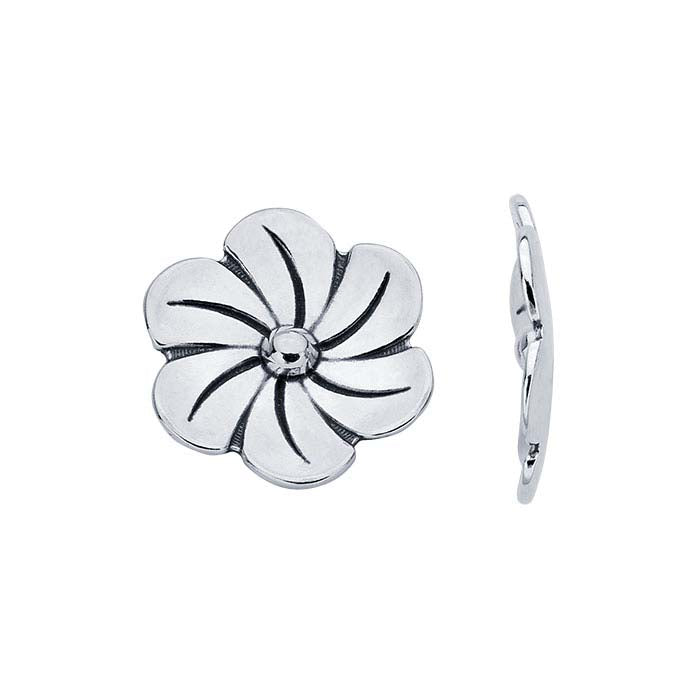 Sterling Silver Cupped Flower Component