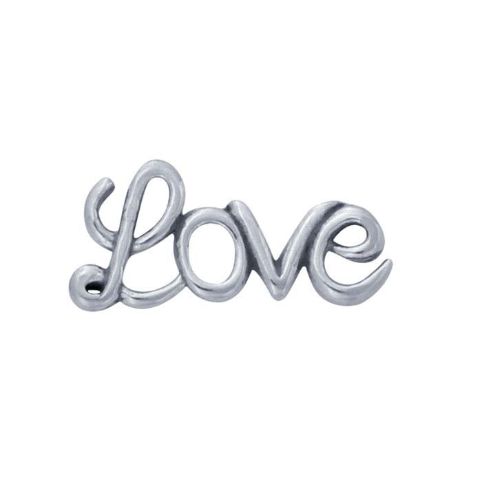 Sterling Silver "Love" Component