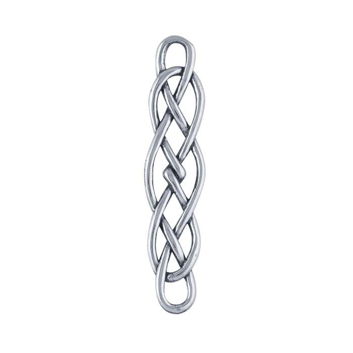 Sterling Silver Celtic Knot Link Component