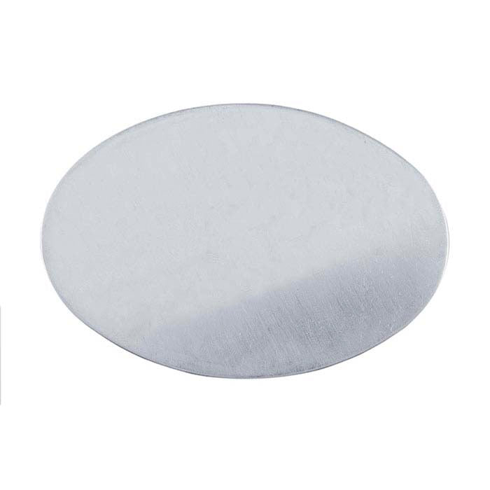 Sterling Silver Oval Engravable Belt Buckle Blank