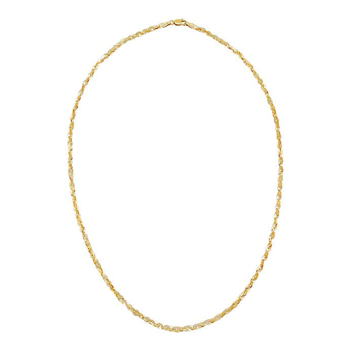 10K Gelbgold 3mm Cleo Gliederkette