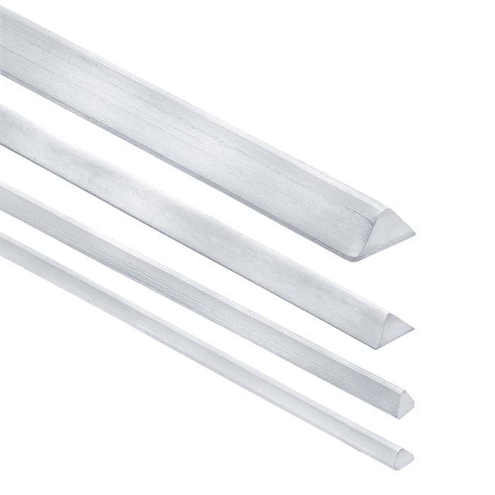 Sterling Silver Triangle Wire, Dead-Soft