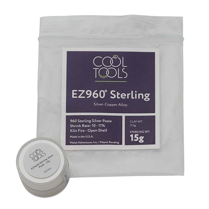 Cool Tools EZ960® משחת חימר מכסף סטרלינג, 15g