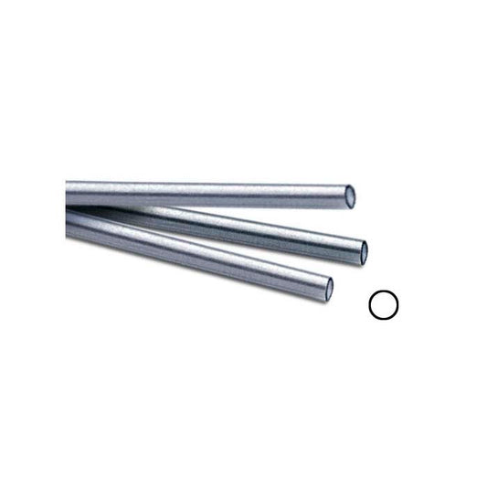 Sterling Silver 9.52mm Seamless Tubing, Hard, 304.8mm Length