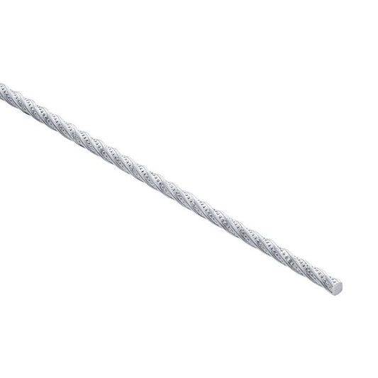 Sterling Silver Patterned Twist Wire, Dead-Soft