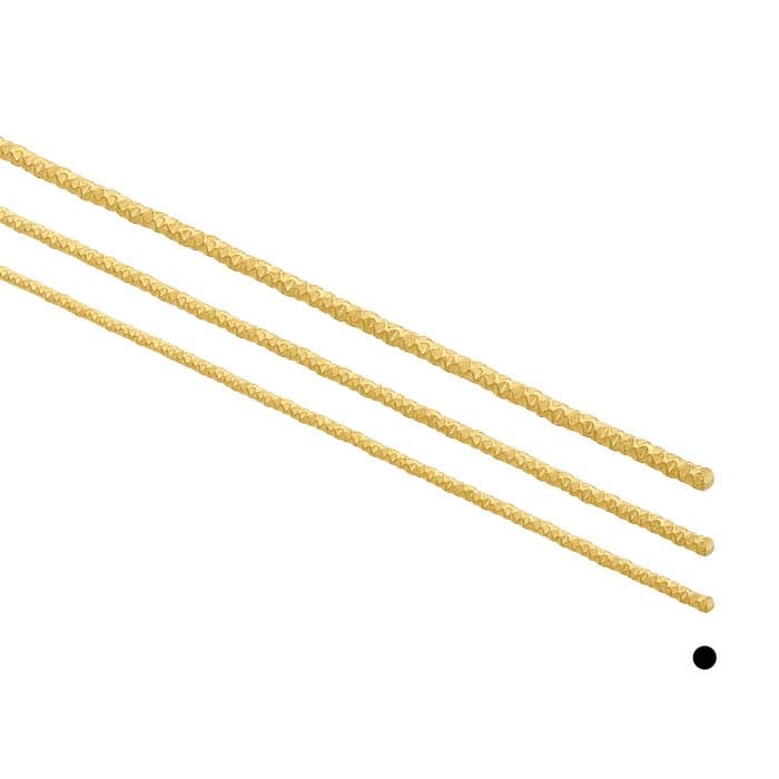 14/20 Yellow Gold-Filled Pattern #3 Sparkle Wire, 1/4-Hard