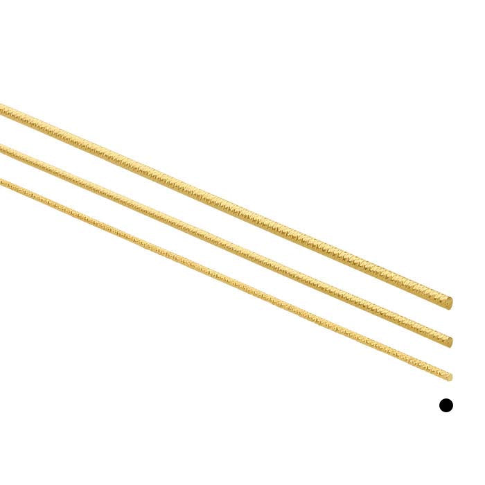 14/20 Yellow Gold-Filled Pattern #5 Sparkle Wire, 1/4-Hard