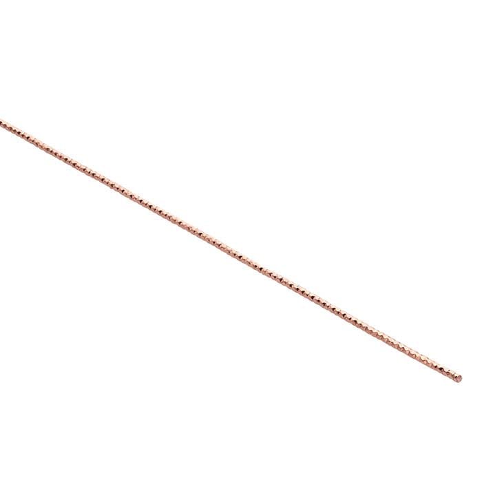 14/20 Rose Gold-Filled Pattern #3 Sparkle Wire, 1/4-Hard