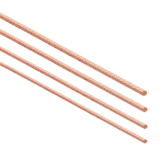 14/20 Roségold-gefülltes Muster Nr. 4 Glitzerdraht, 1,2 mm, 1/4-hart