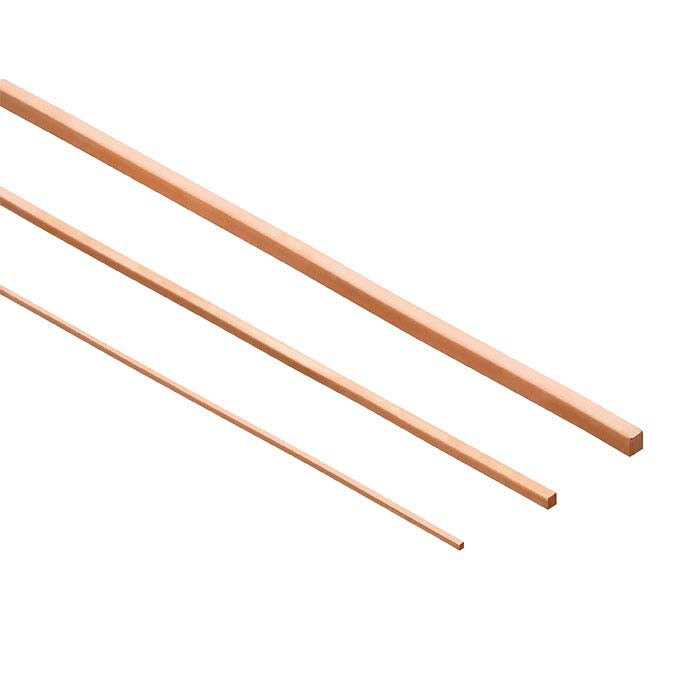 14/20 Rose Gold-Filled Square Wire, Dead-Soft