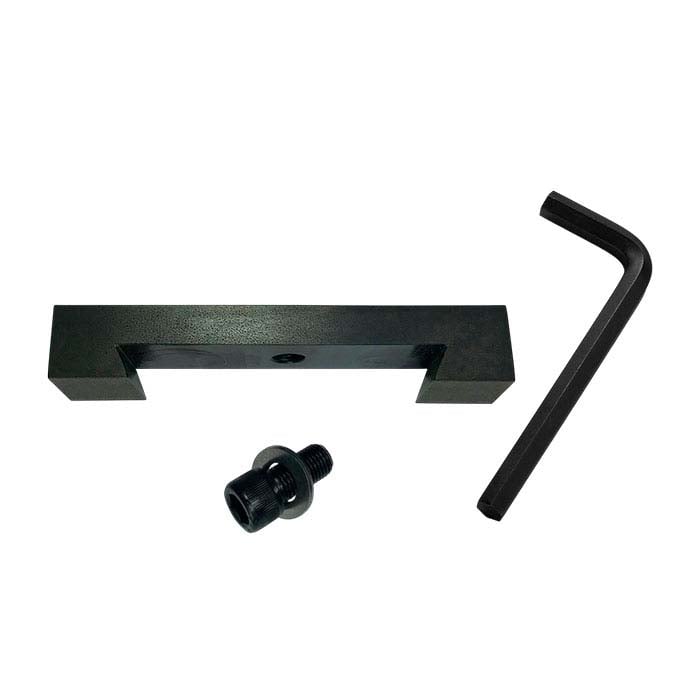 Jayne Redman® Rotational Bench Pin, Mounting Plate-Compatible Mounting Bracket, 114.3mm x 25.4mm x 6.35 mm
