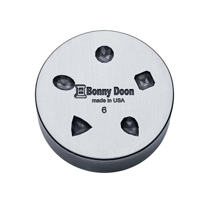 Bonny Doon Mini Coining Die Shot Plate, Combo #5 (Rose-Cut