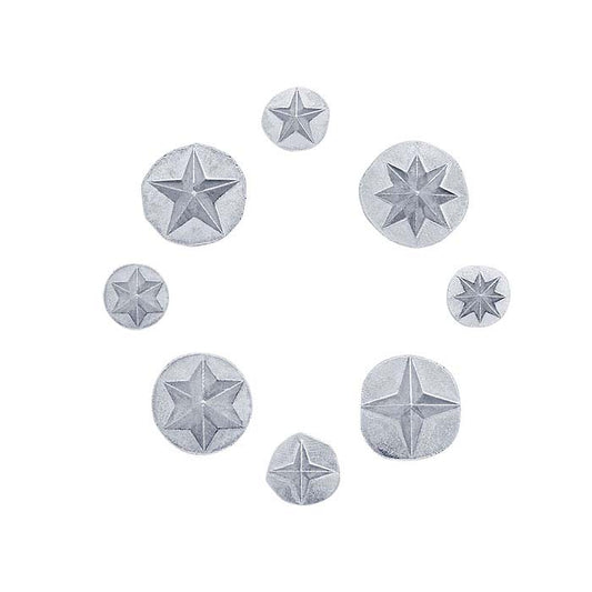 Bonny Doon Mini Coining Die Shot Plate, Graduated #7 (Stars